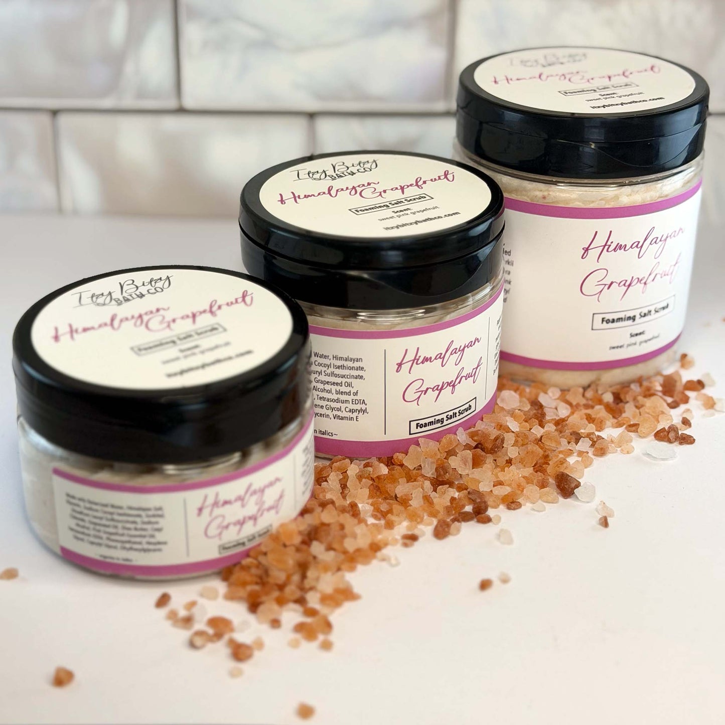 Himalayan & Grapefruit Foaming Salt Scrub