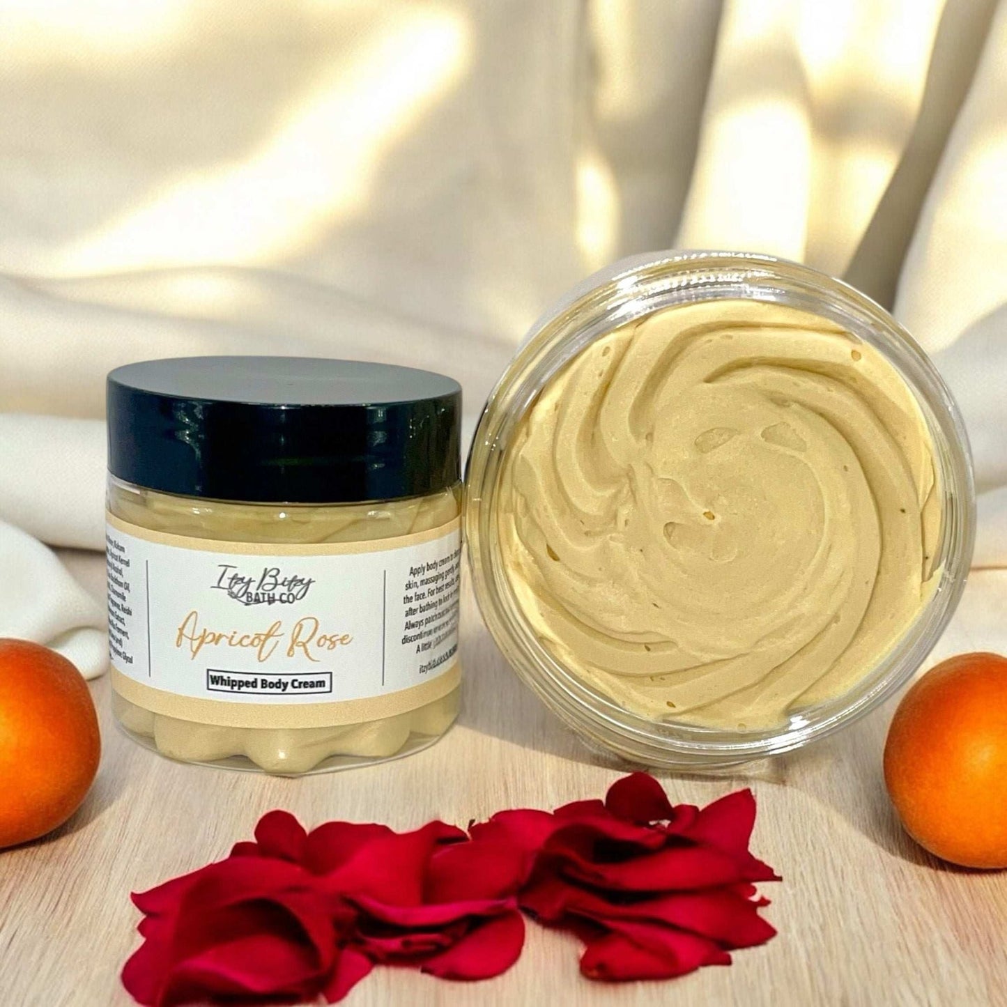 Apricot Rose Body Cream - Itzy Bitzy Bath Co