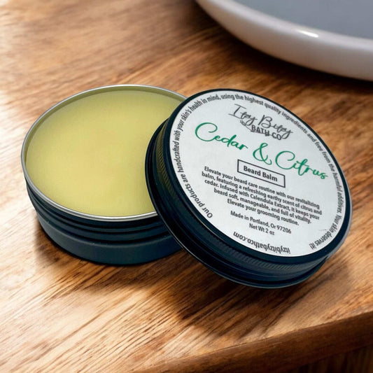 Cedar & Citrus Beard Balm - Itzy Bitzy Bath Co