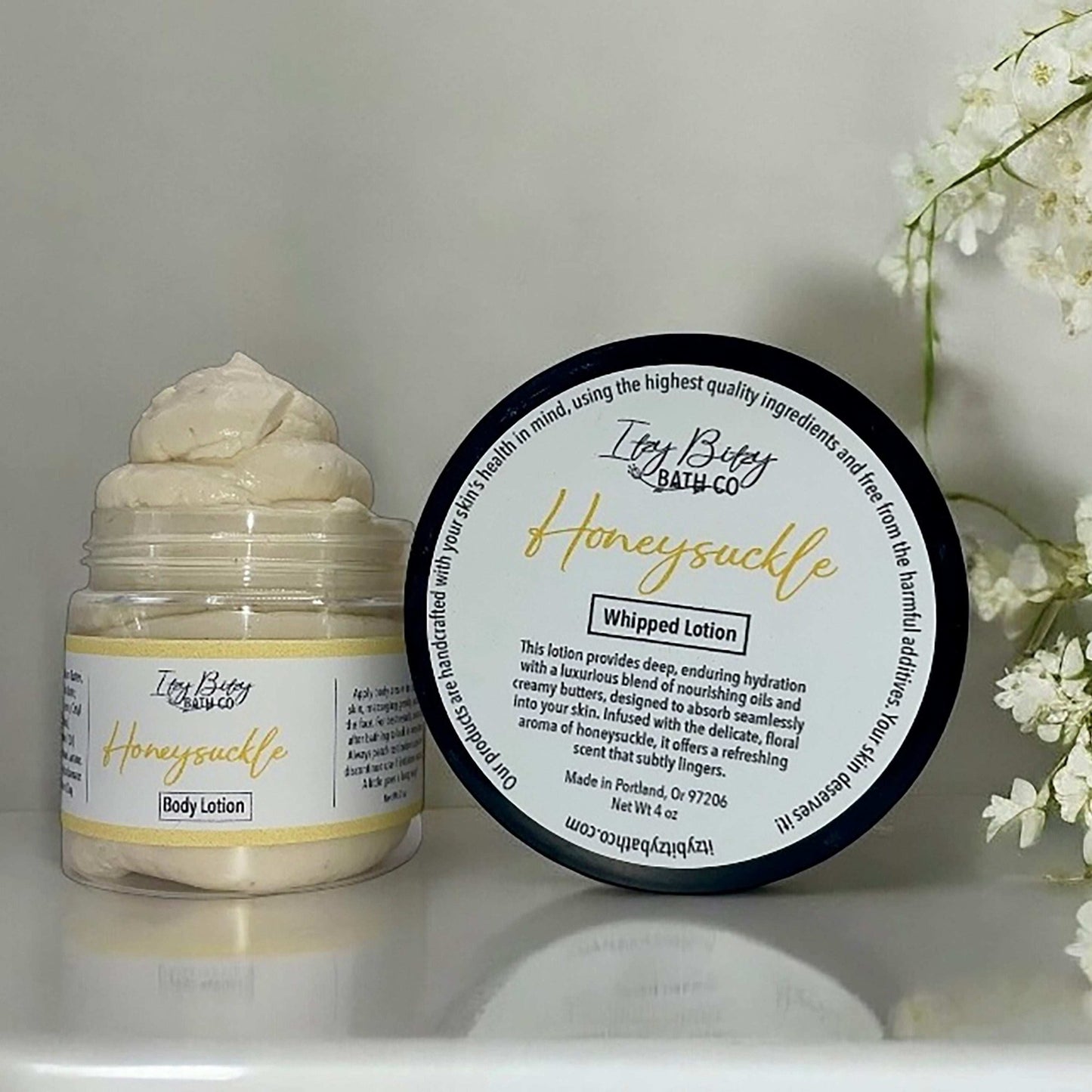 Honeysuckle Body Lotion - Itzy Bitzy Bath Co