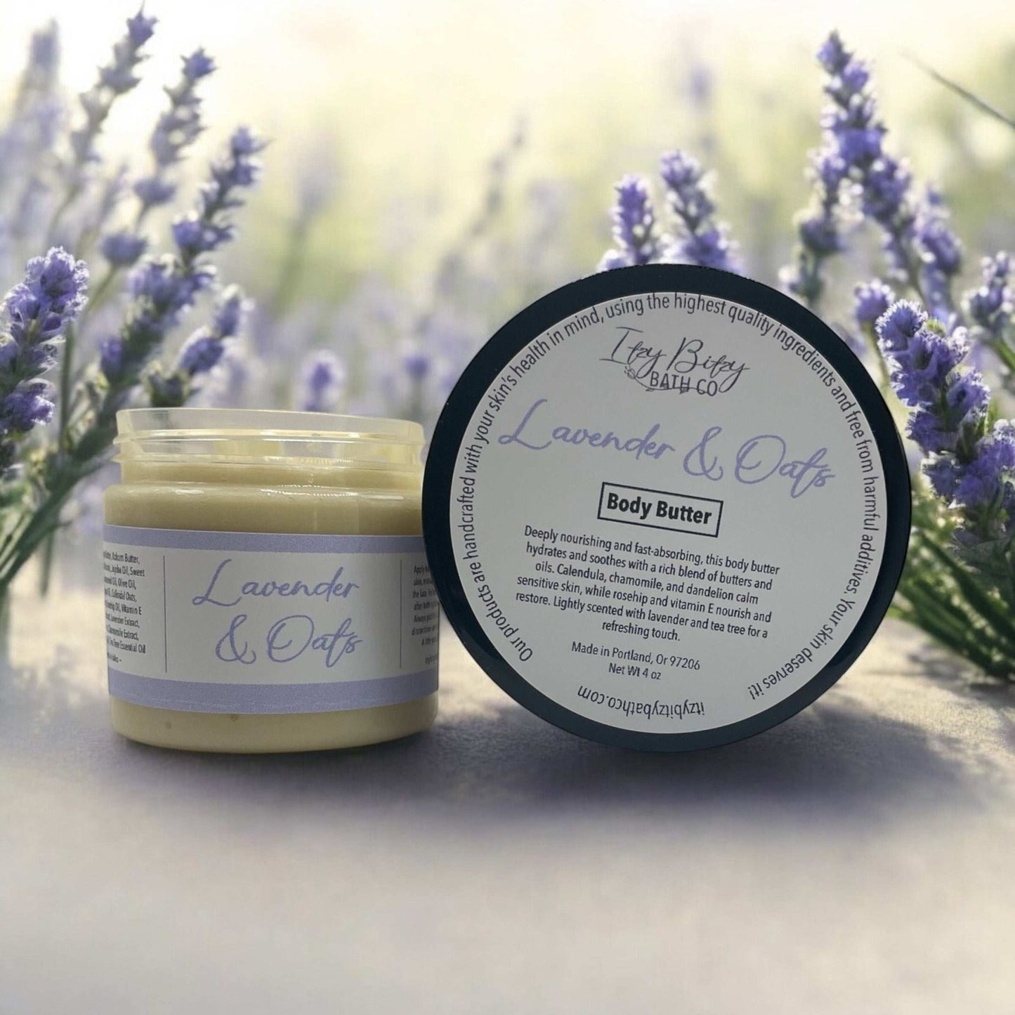 Lavender & Oats Body Butter - Itzy Bitzy Bath Co