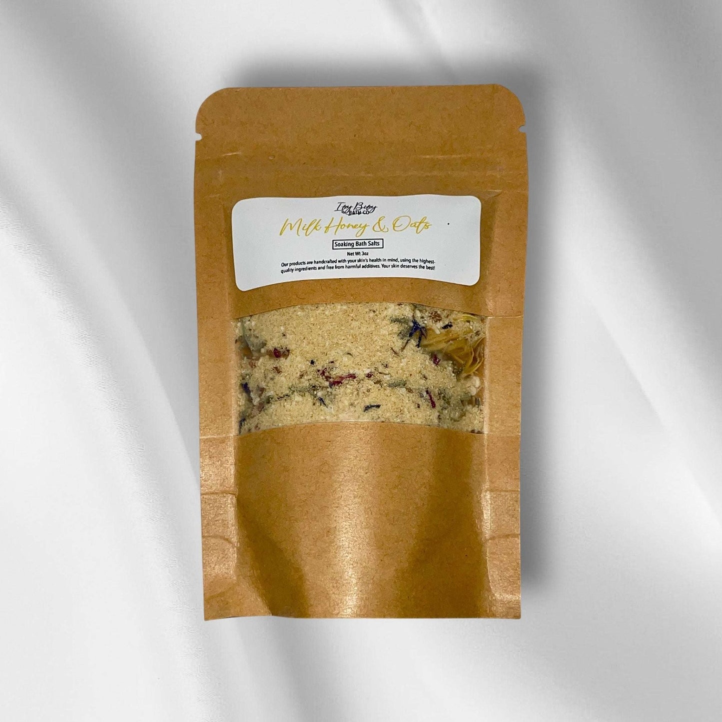 Milk, Honey & Oats Bath Salts - Itzy Bitzy Bath Co