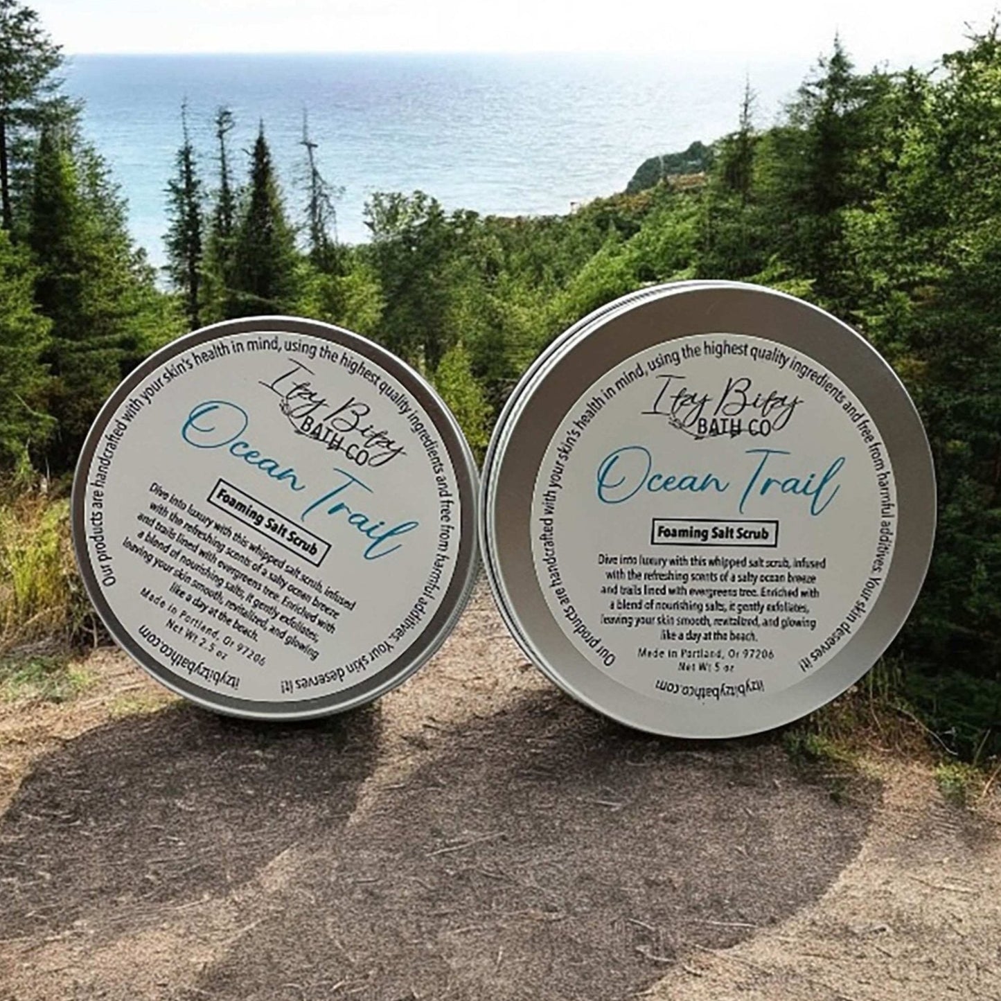 Ocean Trail Whipped Salt Scrub - Itzy Bitzy Bath Co
