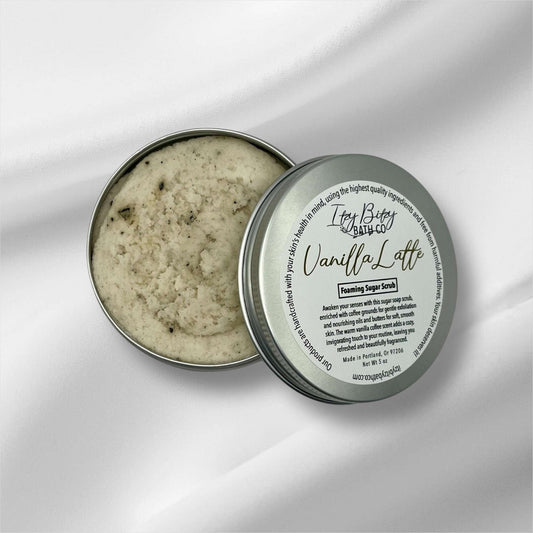 Vanilla Latte Whipped Sugar Scrub - Itzy Bitzy Bath Co