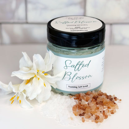 Salted Blossom Foaming Salt Scrub