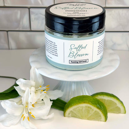 Salted Blossom Foaming Salt Scrub