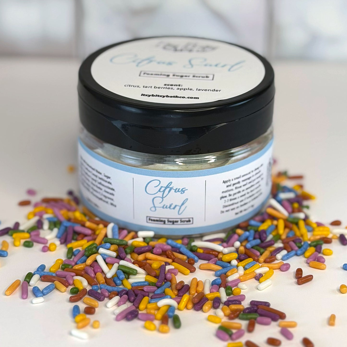 Citrus Swirl Foaming Sugar Scrub
