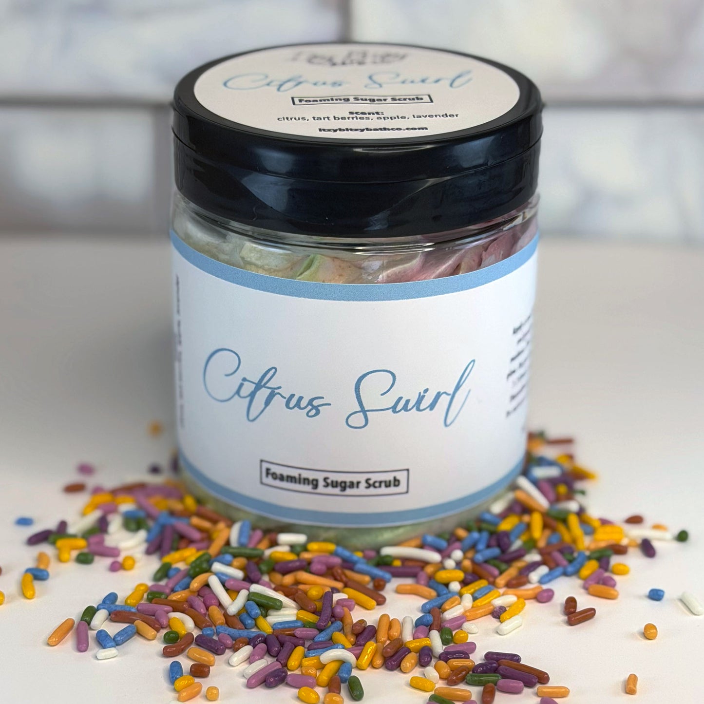Citrus Swirl Foaming Sugar Scrub