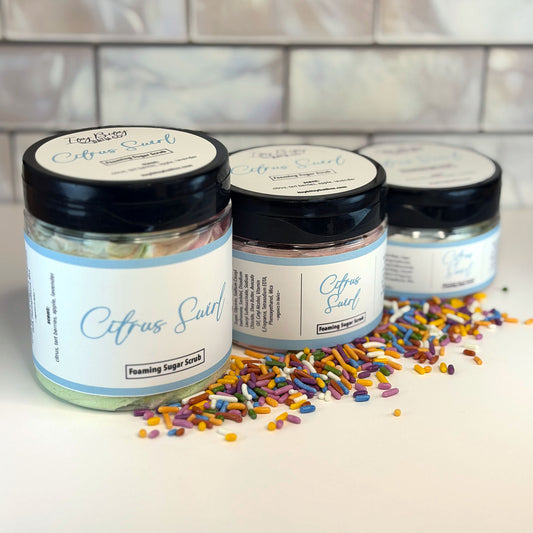 Citrus Swirl Foaming Sugar Scrub