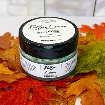 Fallen Leaves Foaming Salt Scrub