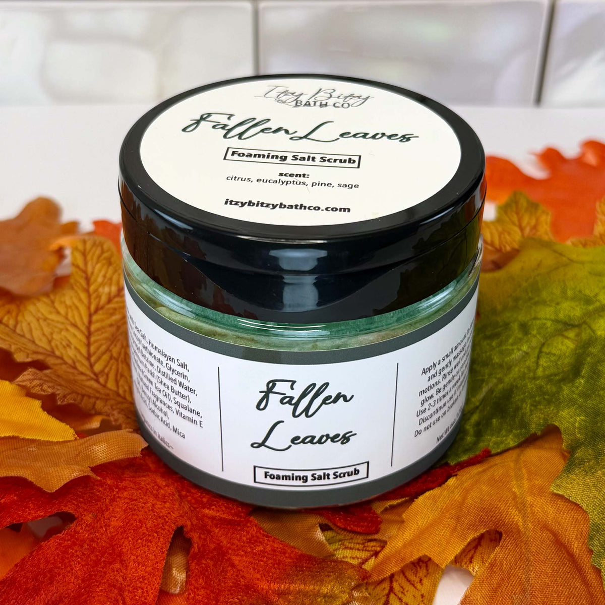 Fallen Leaves Foaming Salt Scrub