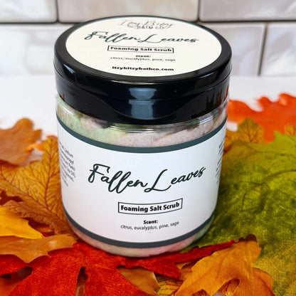 Fallen Leaves Foaming Salt Scrub
