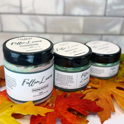 Fallen Leaves Foaming Salt Scrub