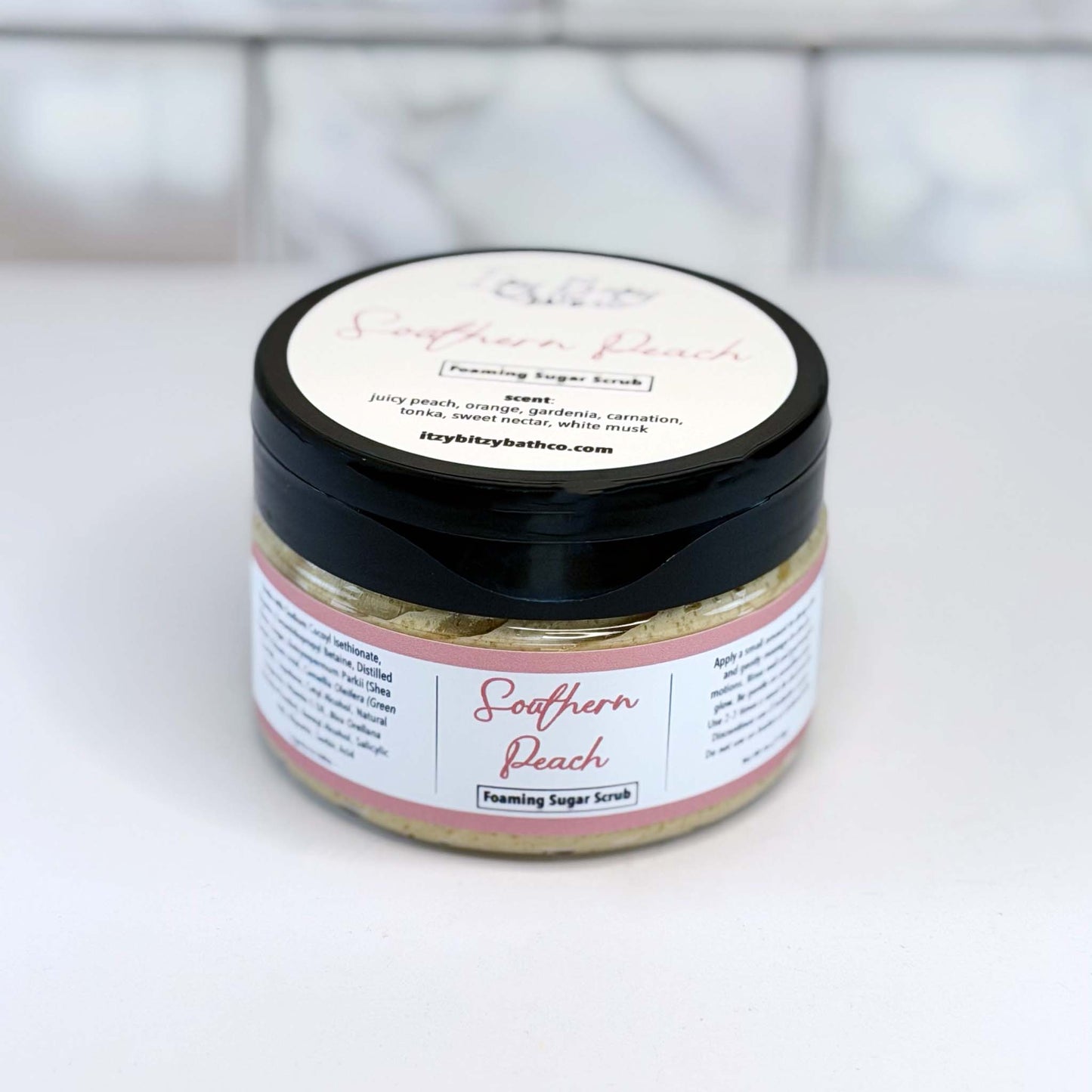 Southern Peach Foaming Sugar Scrub