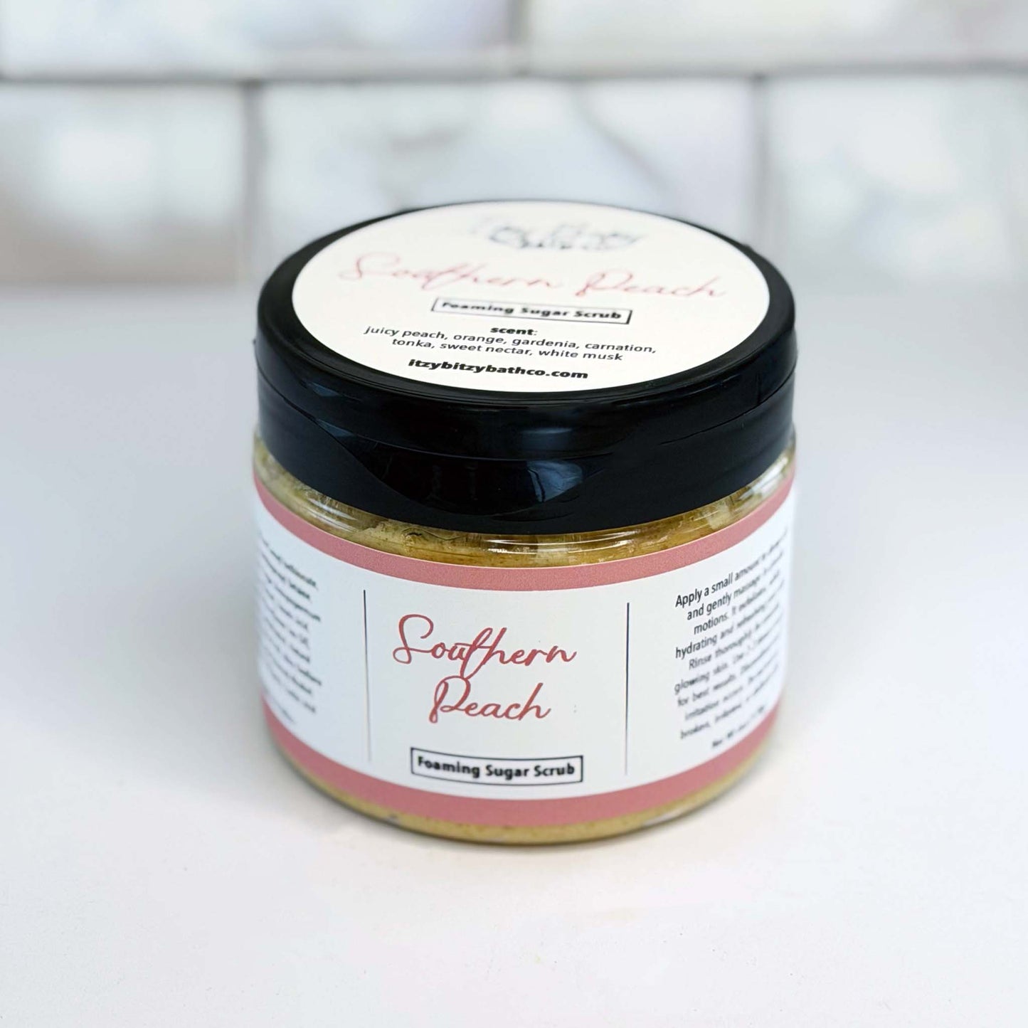 Southern Peach Foaming Sugar Scrub