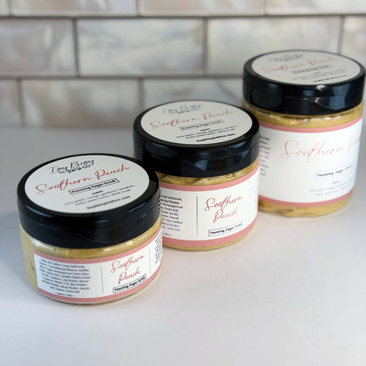 Southern Peach Foaming Sugar Scrub