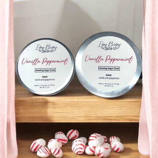 Vanilla Peppermint Sugar Scrub