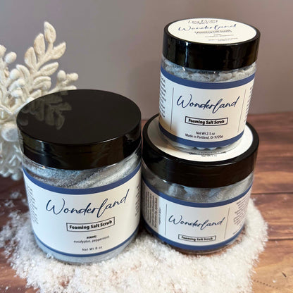 Wonderland Foaming Salt Scrub
