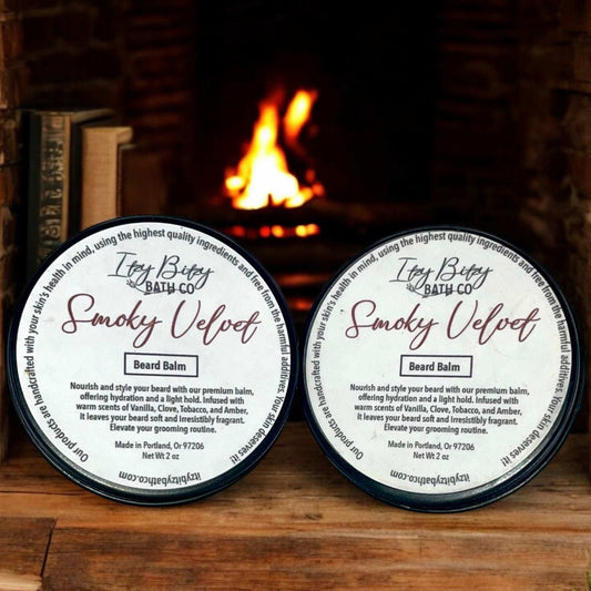 Smoky Velvet Beard Balm - Itzy Bitzy Bath Co