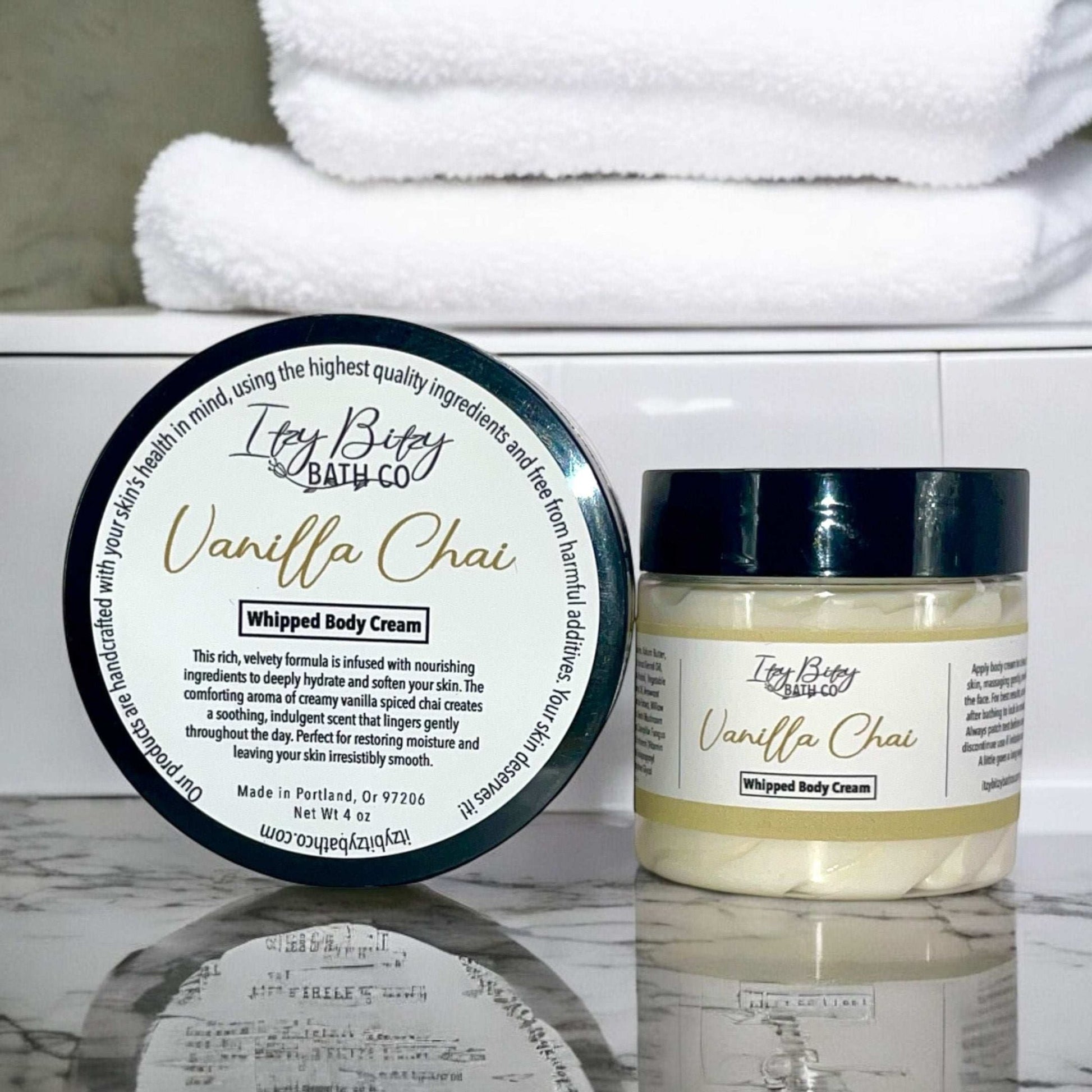 Vanilla Chai Body Cream - Itzy Bitzy Bath Co