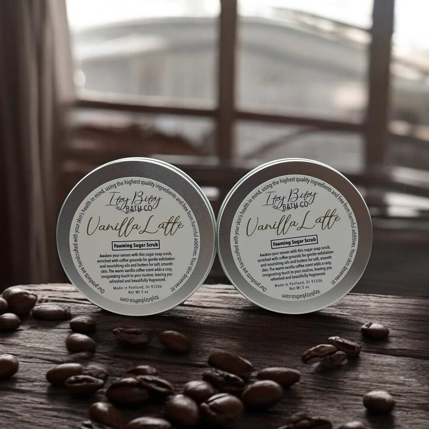 Vanilla Latte Whipped Sugar Scrub - Itzy Bitzy Bath Co
