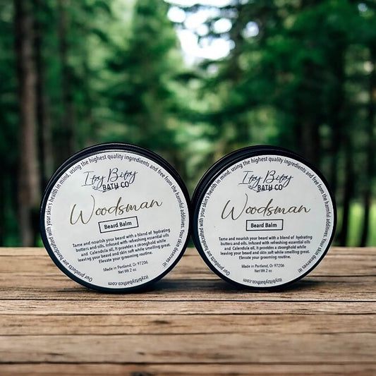Woodsman Beard Balm - Itzy Bitzy Bath Co
